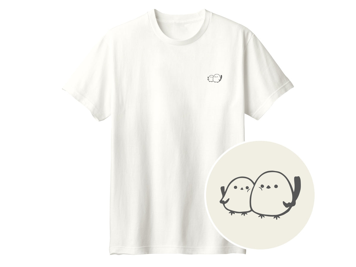 しまえなが ワンポイントTシャツ 073_アイボリー