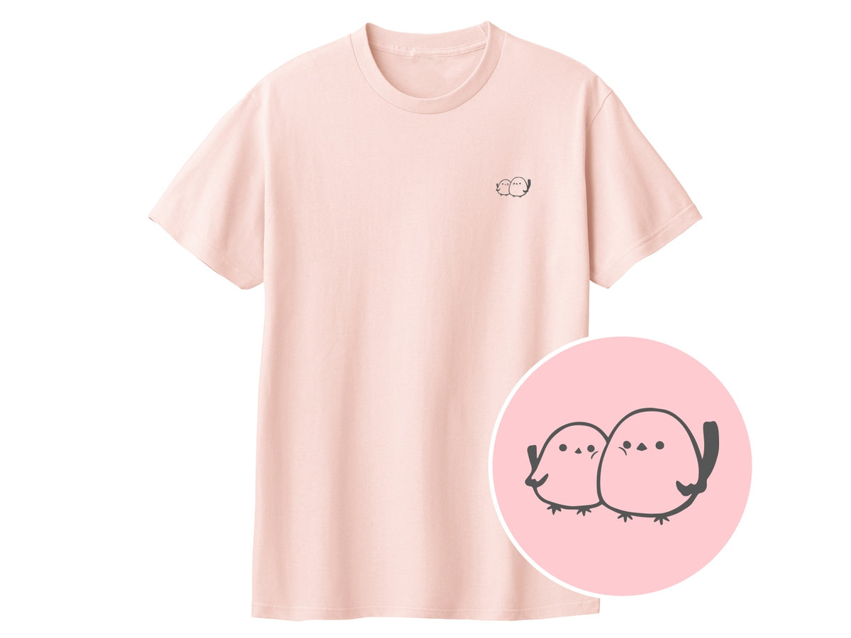 しまえなが ワンポイントTシャツ 132_ライトピンク
