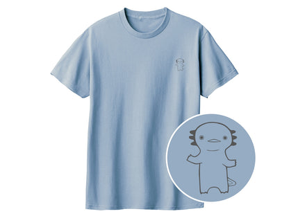 うぱーん ワンポイントTシャツ 426_アシッドブルー