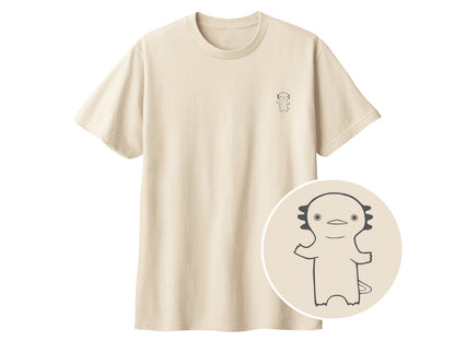 うぱーん ワンポイントTシャツ 455_ライトベージュ