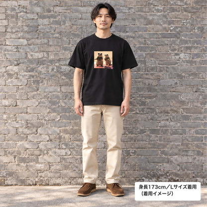 マーモット イラストTシャツ｜もぐもぐ、マーモット。