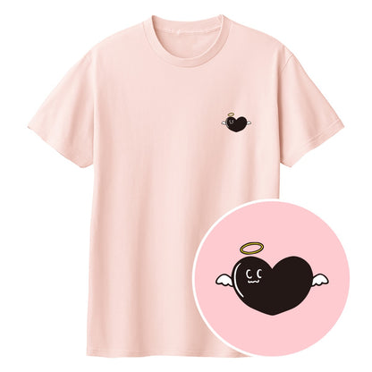 天使ハート「あのよん」Tシャツ ライトピンク