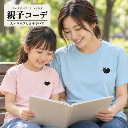 天使ハート キッズTシャツ「あのよん」｜胸元に、ちいさな天使。