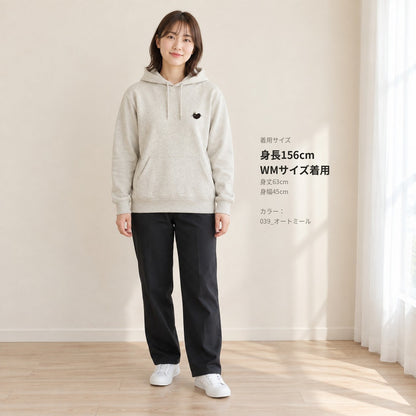 天使ハート ワンポイントパーカー「あのよん」｜胸元に、ちいさな天使。