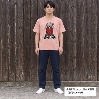 ハシビロコウ Tシャツ「WAITING」｜じっと、その時を待つ。