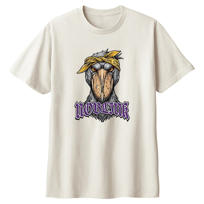 NOBLINK バンダナのハシビロコウ キッズTシャツ ソルト