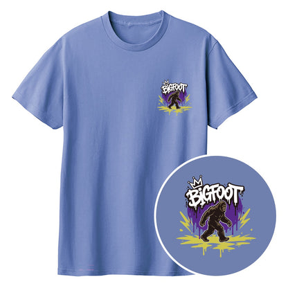BIGFOOT ワンポイントキッズTシャツ 463_ダスティブルー