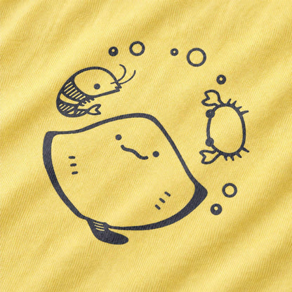 エイ ワンポイントTシャツ「えいみょん」｜海の仲間と、ぷかぷか。