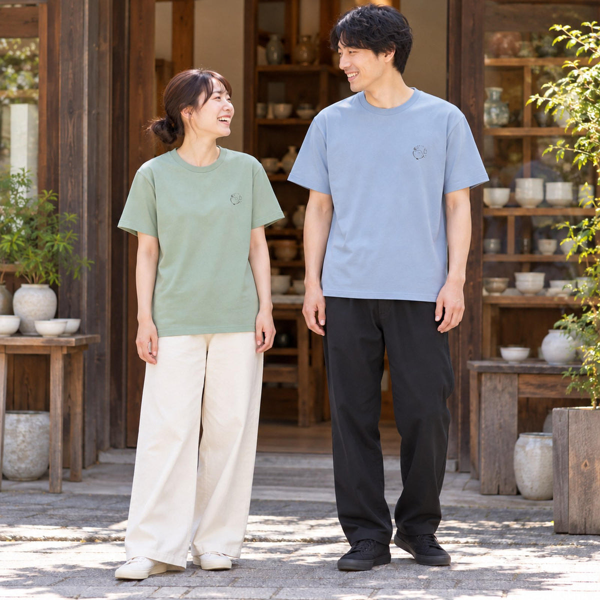 エイ ワンポイントTシャツ「えいみょん」｜海の仲間と、ぷかぷか。