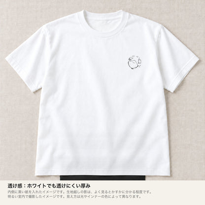 エイ ワンポイントTシャツ「えいみょん」｜海の仲間と、ぷかぷか。