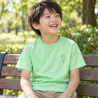 端弘コウ キッズドライTシャツ メロン 子どもの日常の着用写真