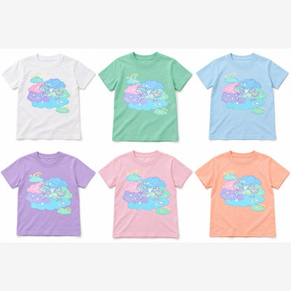 in_my_dream キッズTシャツ 全6色カラーバリエーション平置き