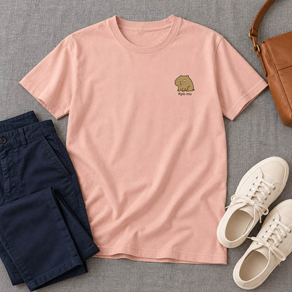 カピバラ ワンポイントTシャツ「Kyo-mu」｜今日は、なにも考えない。
