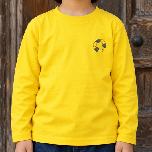 めんべーだー キッズ長袖Tシャツ デイジー 着用アップ サムネイル