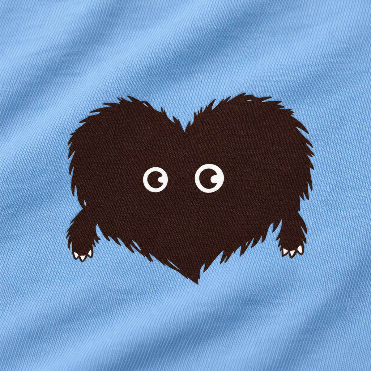 ふわふわハート ワンポイントTシャツ「モフボウ」｜もふもふの、おともだち。