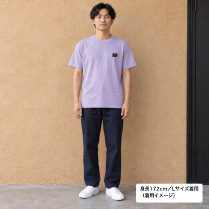 ふわふわハート ワンポイントTシャツ「モフボウ」｜もふもふの、おともだち。