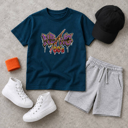 グラフィティロゴ キッズTシャツ「NB/WG 00's」｜00年代の空気をまとう。