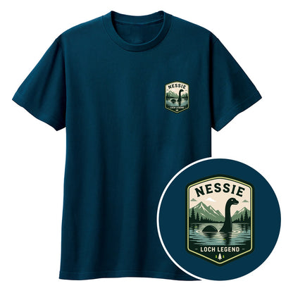 NESSIE ワンポイントキッズTシャツ 097_インディゴ