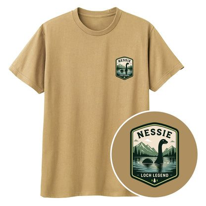NESSIE ワンポイントキッズTシャツ 136_サファリ
