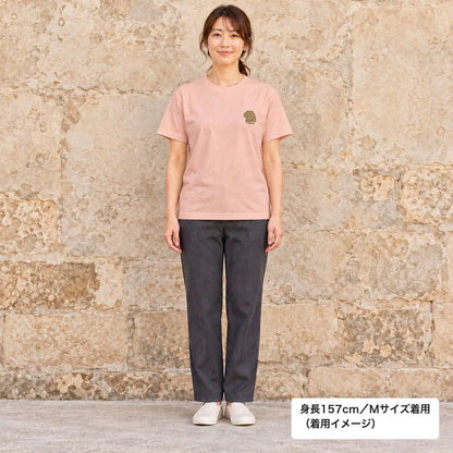 カピバラ ワンポイントTシャツ「Otearai」｜目を閉じて、じっと耐える。