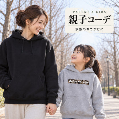 RebelRhythm×レオパード キッズパーカー 親子コーデ