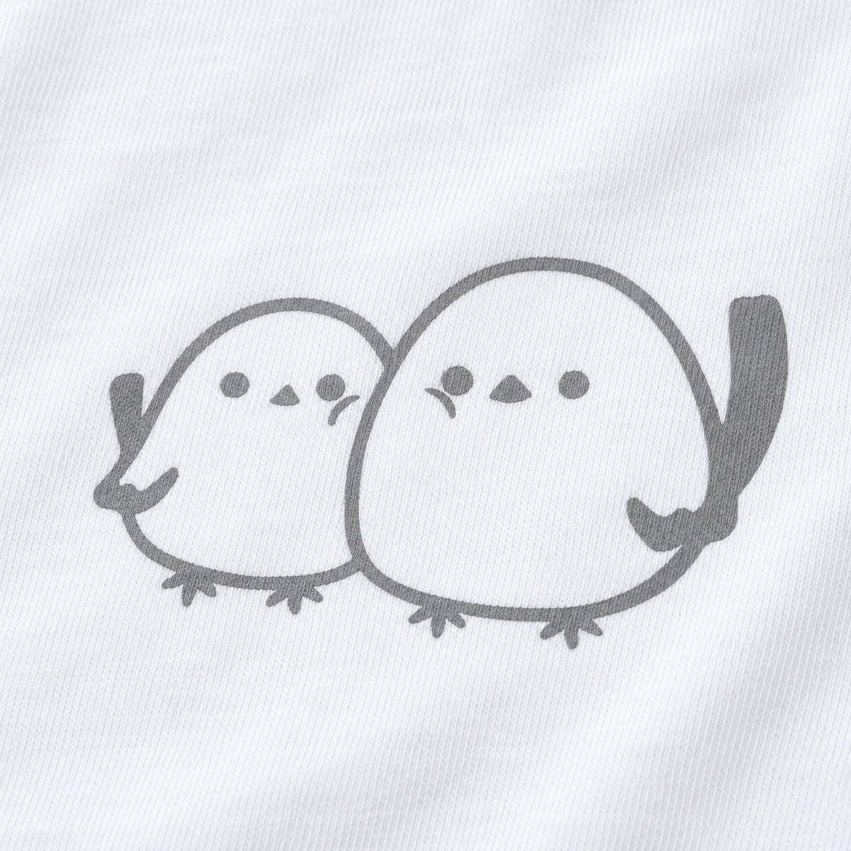 しまえなが キッズ長袖Tシャツ プリントの接写