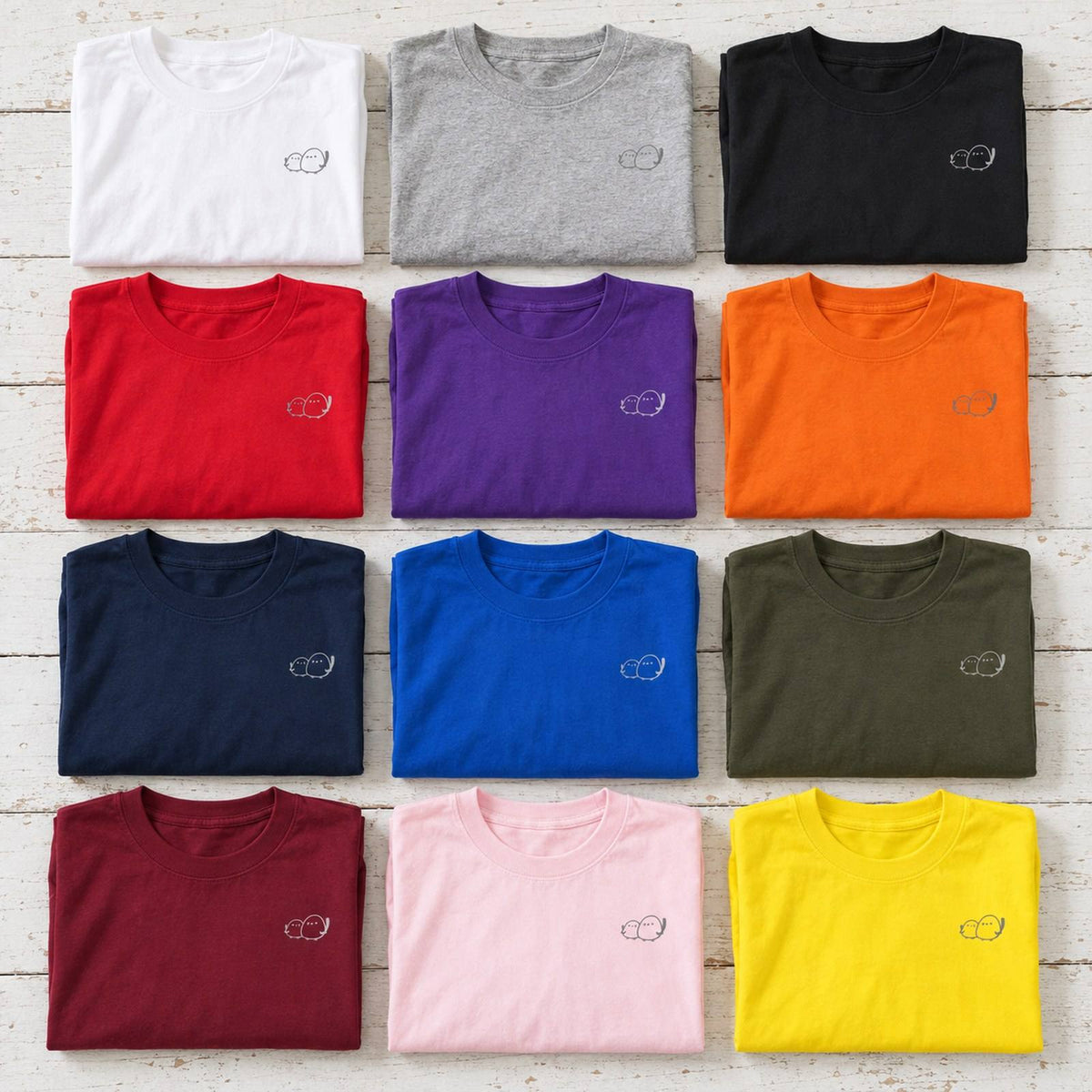 しまえなが キッズ長袖Tシャツ 全色の一覧