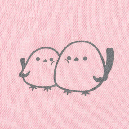 しまえなが ワンポイント長袖Tシャツ プリントの接写