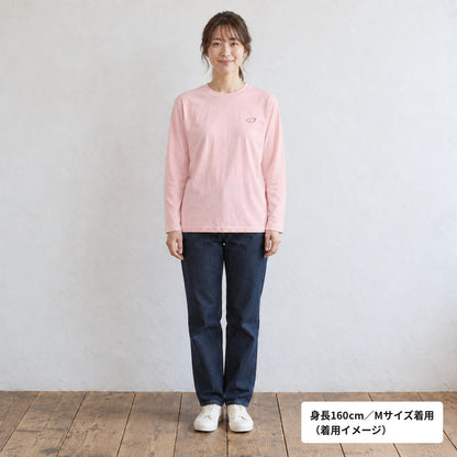 しまえなが ワンポイント長袖Tシャツ 着用イメージ（正面）