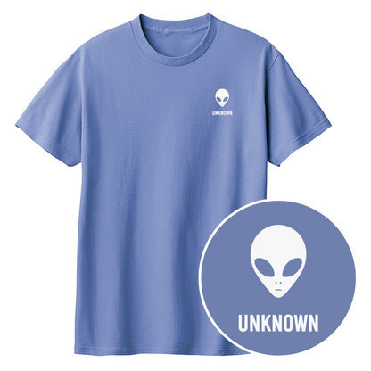 UNKNOWN ワンポイントキッズTシャツ 463_ダスティブルー