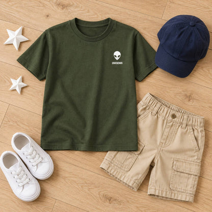 宇宙人 キッズTシャツ「UNKNOWN」｜正体不明を、胸もとに。