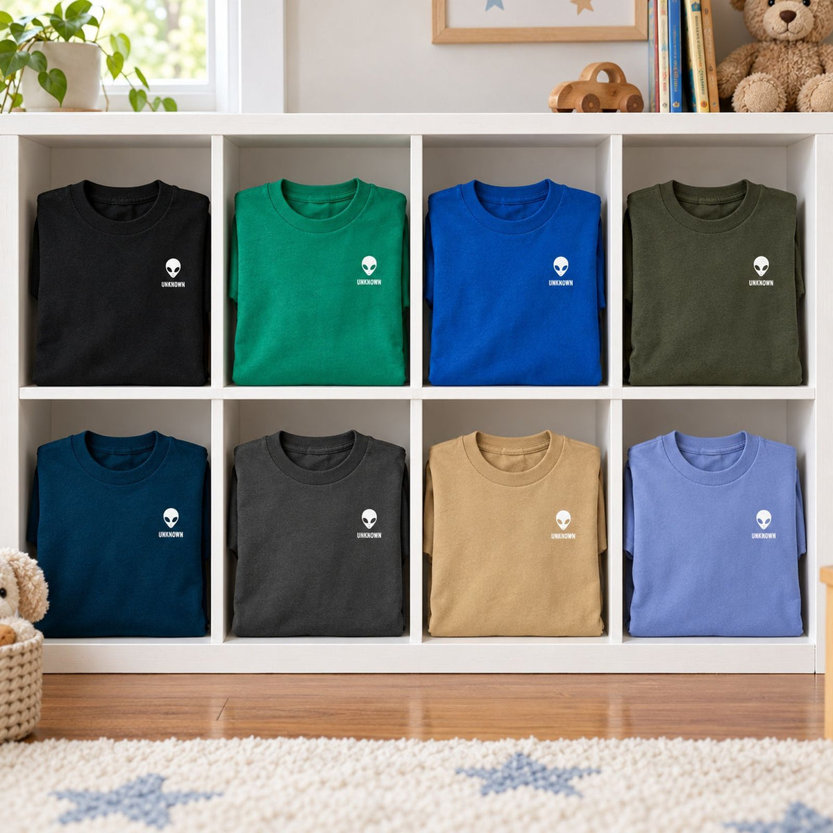 宇宙人 キッズTシャツ「UNKNOWN」｜正体不明を、胸もとに。
