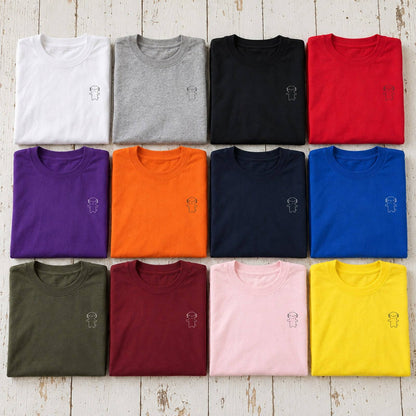 うぱーん（ウーパールーパー）長袖Tシャツ 全12色カラーバリエーション平置き