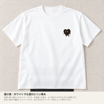 歩くハート ワンポイントTシャツ「ヨチボウ」｜トコトコ、今日もおでかけ。