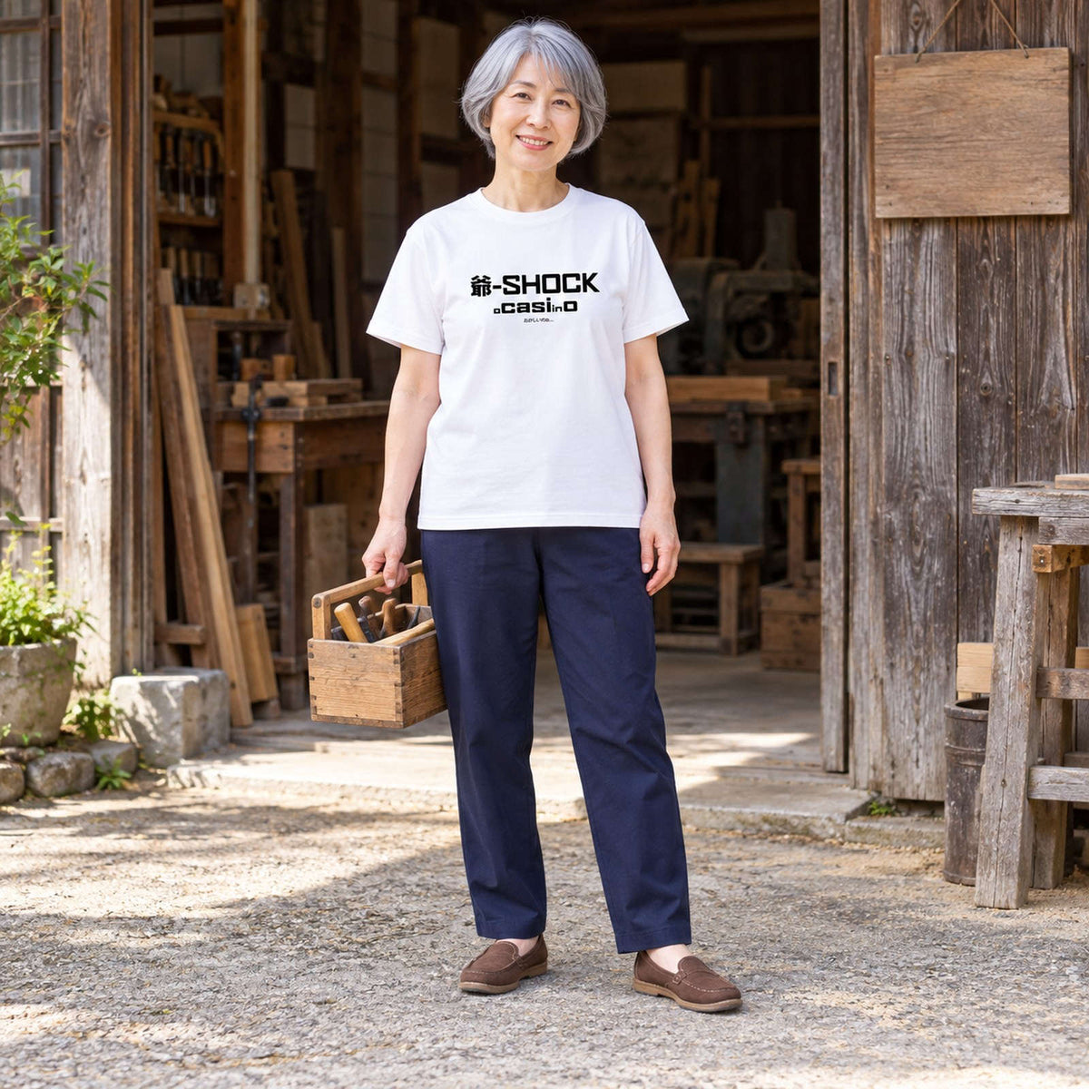 還暦祝い Tシャツ「爺-SHOCK」｜笑って贈れる、還暦祝い。