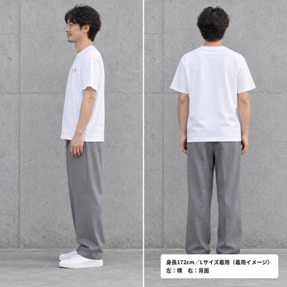 しまえなが ワンポイントTシャツ 着用イメージ（横・背面）